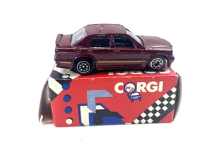 Vintage Corgi DieCast Ford Sierra Maroon approx 1:60 in Original Box - Picture 1 of 4