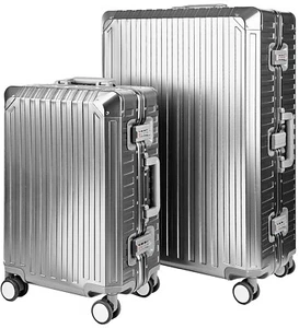 All Aluminum Luggage Suitcase TSA Lock Double Set (Carry on 20" 29") - Picture 1 of 12