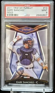 2011 Tristar Pursuit GARY SANCHEZ GOLD #10 PSA 9 Mint Rookie NY Yankees 26482607 - Picture 1 of 2