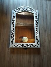 Rustikale Spiegel -Wandspiegel-Holz Rahmen -weis 70cm x 45cm