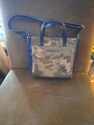 Tommy Hilfiger Tote, Shoulder, handbag Purse Camouflage Faux Leather  - Image 1 of 4