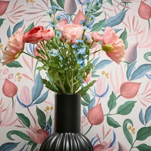 AS Creation Cosmopolitan White Botanical Wallpaper Vinyl Paste The Wall - Bild 1 von 8