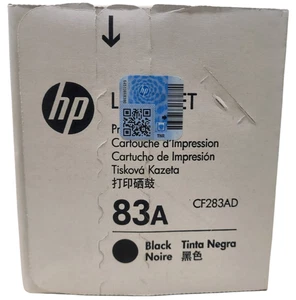 NUEVO Cartucho de tóner negro original HP LaserJet 83A CF283AD en caja - Imagen 1 de 6