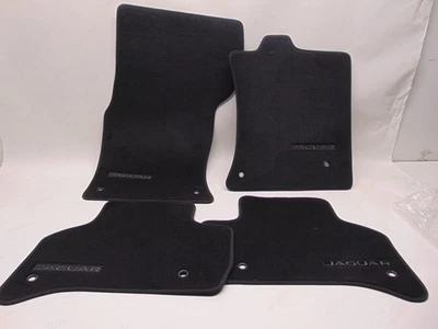Nuevas alfombrillas originales Jaguar XE Premium Deluxe tracción trasera RHD NEGRO AZABACHE  Foto 1 de 4