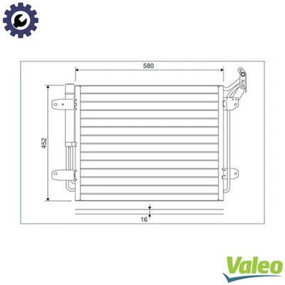 CONDENSER AIR CONDITIONING 814091 FOR VW TIGUAN/TIGUAN/LIMITED/SUV CAWA 2.0L - Image 1 of 4