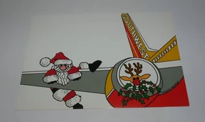 SOUTHWEST AIRLINES CHRISTMAS CARD NEW - Picture 1 of 2