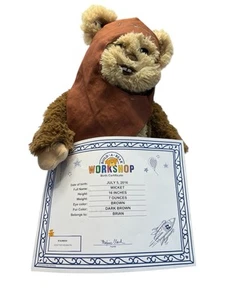 Build A Bear BAB 16" Wicket The Ewok Star Wars Plush. With Birth Certificate - Picture 1 of 6