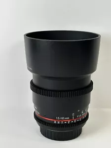 Rokinon 85mm T1.5 AS IF UMC CINE Objektiv Canon EF - Bild 1 von 9