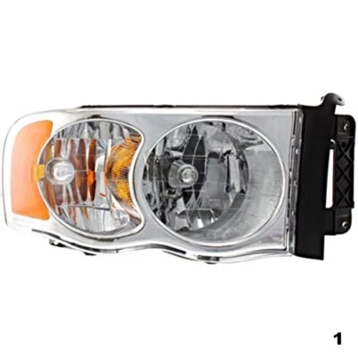 Fits 02-05 DG RAM 1500 HALOGEN COMBINATION HEADLIGHT ASSY 03-05 DG RAM 2500 RH - Image 1 of 2