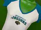 NFL Jacksonville Jaguars V-Ausschnitt Raglan-Ärmel T-Shirt Damen Medium