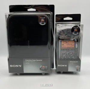 Sony CKS-M10 Carrying Case Speaker & AD-PCM2 for PCM-M10 (No Recorder) - New - Picture 1 of 9