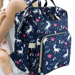 LEQUEEN Mommy Baby Bolsa de Pañales Mochila Multifunción Viaje Impermeable - Imagen 1 de 12
