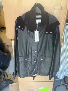 Chaqueta corta M&S PER UNA aspecto encerado capucha extraíble - Imagen 1 de 8