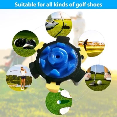 14Pcs/set TPR Golf Soft Spikes Pins Fast-Twist 3.0 Cleats For Golf Training - Image 1 of 4