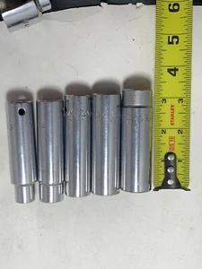 5 Mac Tools 1/2" drive Deep Sockets 3/4 11/16 5/8 9/16 7/16 - Picture 1 of 17