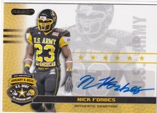 Nick Forbes 2010 Leaf/Razor US Army All-American Bowl Autograph BA-NF1