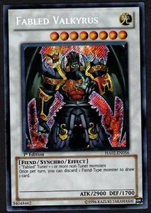 Yugioh Fabled Valkyrus HA02-EN056 Secret Rare 1st - NM - Imagen 1 de 2