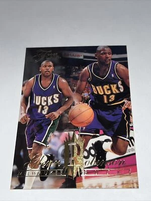 Calderas Purdue Glenn Robinson Milwaukee Bucks 1994-95 Flair #257 RC Foto 1 de 2