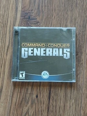 COMMAND & CONQUER Generals PC CD ROM EA Games 2 CD Set 2003 - Image 1 of 3