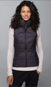 NWT Lululemon Black Fluffin Awesome Vest Sz.6 - Picture 1 of 16