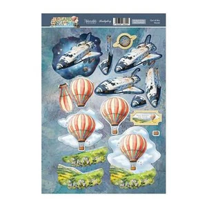 Hunkydory Out of this World Decoupage Topper Sheet* - Picture 1 of 4