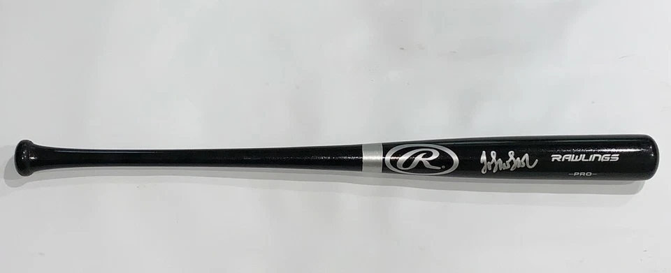 JORDAN LAWLAR SIGNED BLACK RAWLINGS BAT ARIZONA DIAMONDBACKS PROOF JSA COA - Image 1 of 4