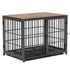 Heavy Duty Wooden Dog Crate Furniture Coffee Table TV stand Pet Dog Kennel Cage