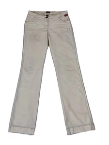 Napapijri Damen Hose Beige Creme Hell Gr 40 Chino Stoff Jeans S M Sommer Urlaub - Bild 1 von 12