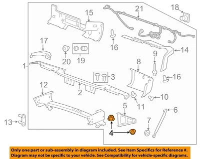 GM OEM 07-14 Sierra 1500 Rear Bumper Bumper Components-Bumper Brace 20899964 - Image 1 of 2