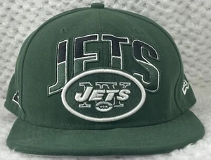 New York JETS Hat New Era 59/Fifty Flat Bill 7 3/4 Cap Football NFL Draft Fitted - Picture 1 of 14