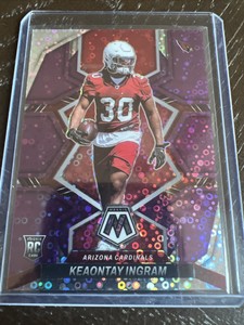 Keaontay Ingram 2022 Panini Mosaic Purple Disco Rookie /50