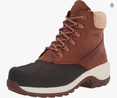 Wolverine Mujer Talla 6 - Botas de Invierno Frost Impermeable Cuero Aislado Foto 1 de 4