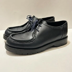 Kleman Gr. 41 blau Padror Leder Schnürschuhe elegant Freizeit Derby Schuhe Herren 8 Damen 10 - Bild 1 von 8
