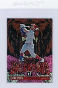 2022 Donruss Baseball #UL-2 BRYCE HARPER Unleashed Pink Fireworks Phillies - Picture 1 of 3
