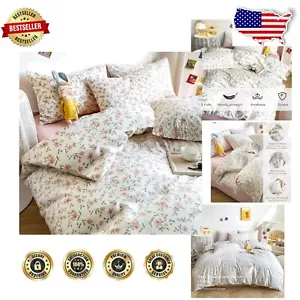 Garden Style All-Season Comforter Set Full - Soft Microfiber with Floral Print - Picture 1 of 11