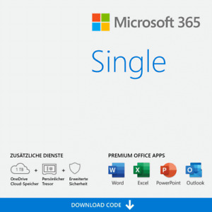 Microsoft Office 365 Single 5 Dispositivos 1 Usuario 1 Año | Office 365 Personal 2023