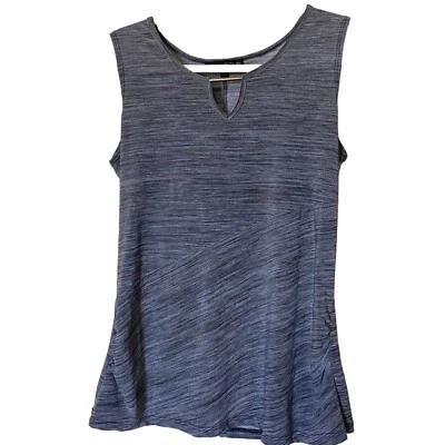 Sleeveless Tank Blouse by Suzie in the City Gray Women Size S Polyester Blend - Image 1 of 4