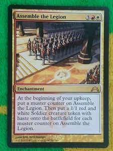Magic: The Gathering "Assemble The Legion" Enchantment Card 112/249 - Picture 1 of 3