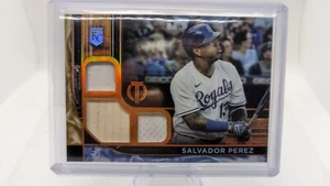 2022 Salvador Perez Topps Tribute Triple Relic /25 - Picture 1 of 2