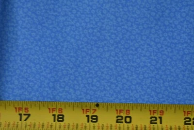 18" Wide, Vintage, Blue Calico on Blue Quilt Cotton, Concord/The Kesslers,P2354 - Image 1 of 4