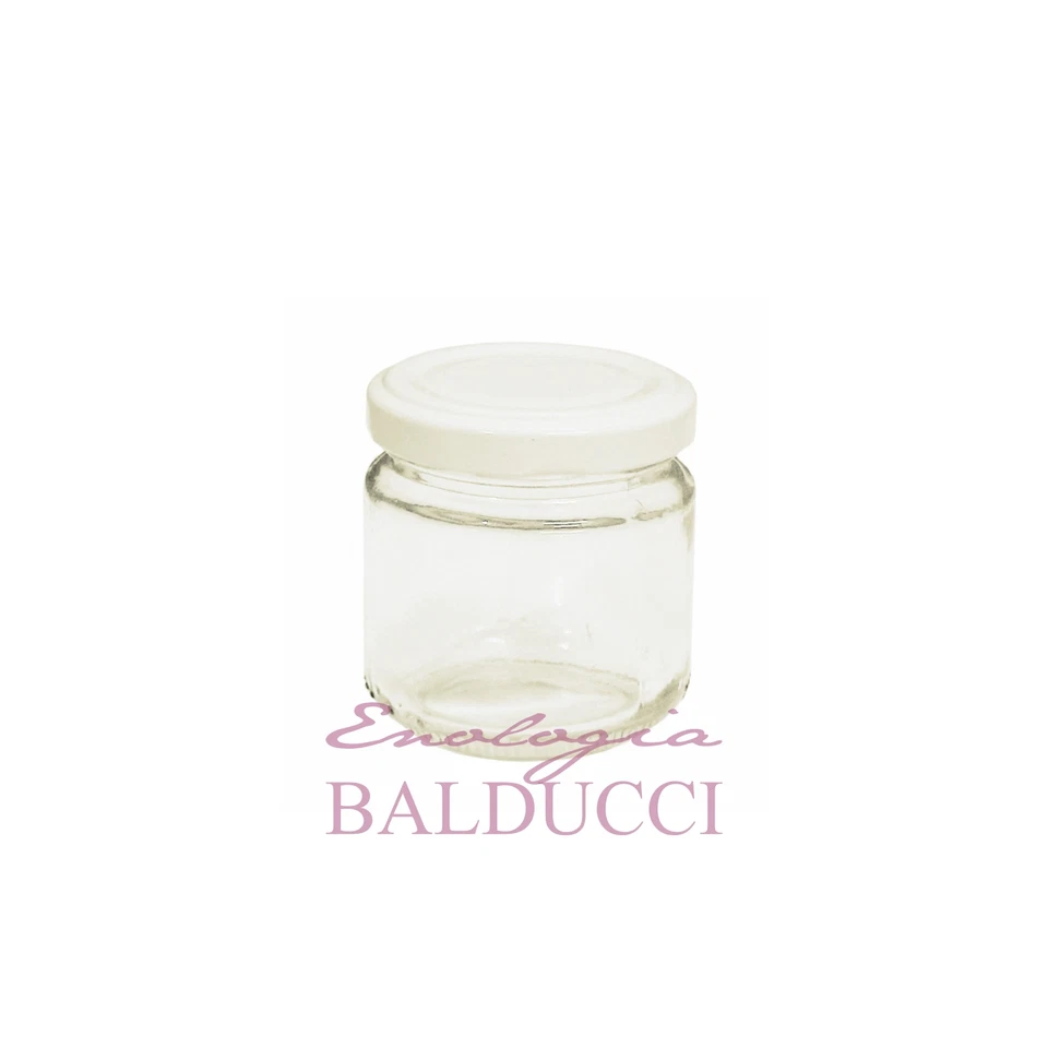 - SENZA MARCA/GENERICO – N°40 Vasetti in vetro 106ml con capsula per confetture-marmellate-conserve-pesto