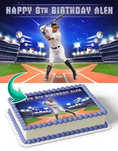 Aaron Judge Yankees NY Edible Cake Topper Party Decoration Edible Image - Picture 1 of 1