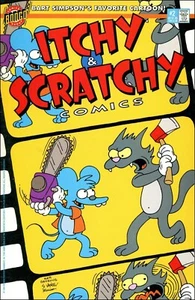 Itchy & Scratchy Comics - #2, 1994 - The Itchy & Scratchy Movie II! Very Fine! - Picture 1 of 1