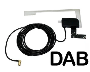 Universal Glass Mount DAB Digital Car Radio Aerial Antenna JVC Kenwood with SMB - Picture 1 of 3