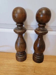 Vintage 11" Catalina Wooden Salt Shaker & Pepper Japan Pair - Picture 1 of 3