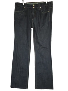 Department of Peace Size 16 Women's Jeans Bootcut Flare Dark Wash EUC - Picture 1 of 12