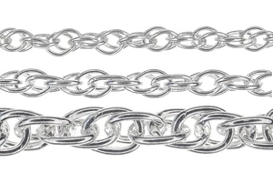 925 Sterling Silver Necklace Chain Solid Twisted Prince of Wales - Various sizes