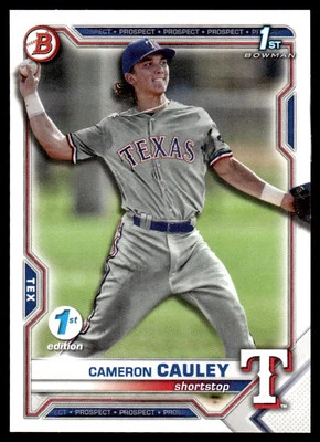 2021 Bowman Draft 1st Edition #BD-192 Cameron Cauley - Image 1 of 2