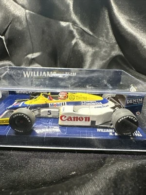 Minichamps F1 1:43 Williams Honda FW11 Nigel Mansell 1986 ships boxed from USA - Image 1 of 4
