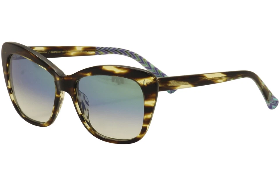 Óculos de Sol Feminino Etnia Barcelona Silverlake HVTQ Havana Moda/Turquesa 55mm - Imagem 1 de 4